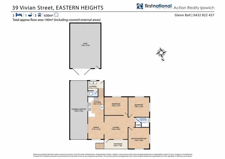 Floorplan of Homely house listing, 39 Vivian Street, Eastern Heights QLD 4305