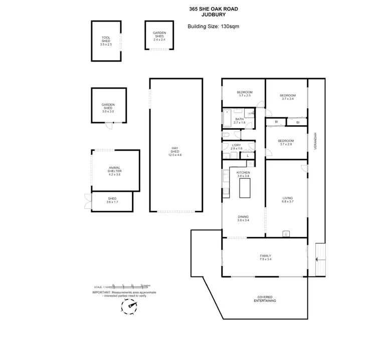 Floorplan of Homely house listing, 365 She Oak Road, Judbury TAS 7109