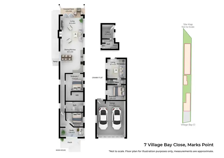 Floorplan of Homely house listing, 7 Village Bay Close, Marks Point NSW 2280