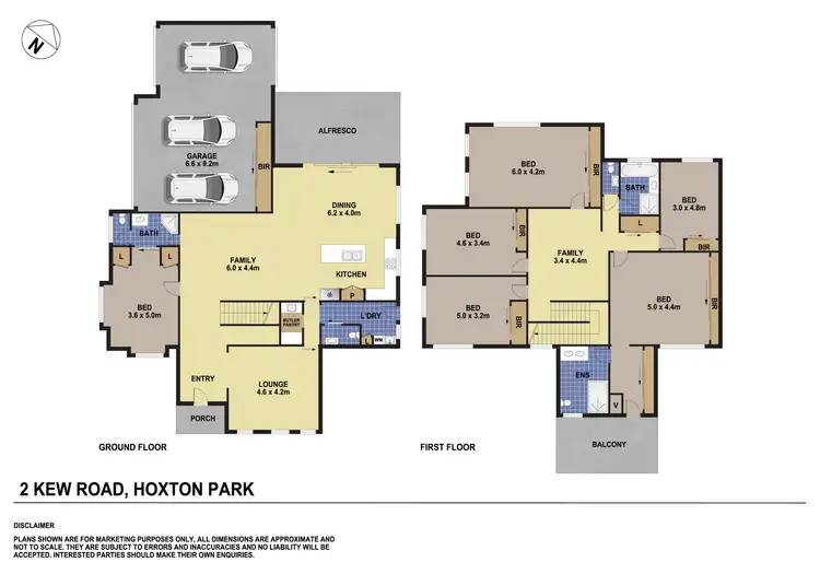 Floorplan of Homely house listing, 2 Kew Road, Hoxton Park NSW 2171