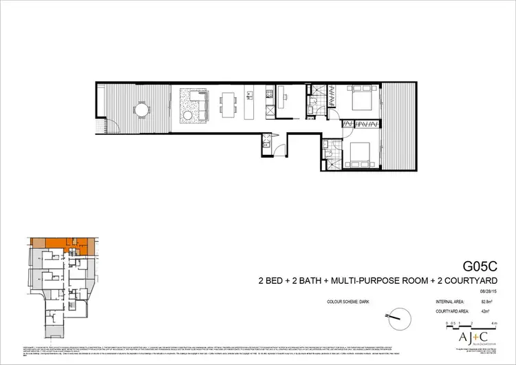 Floorplan of Homely unit listing, G05/22 Barr Street, Camperdown NSW 2050