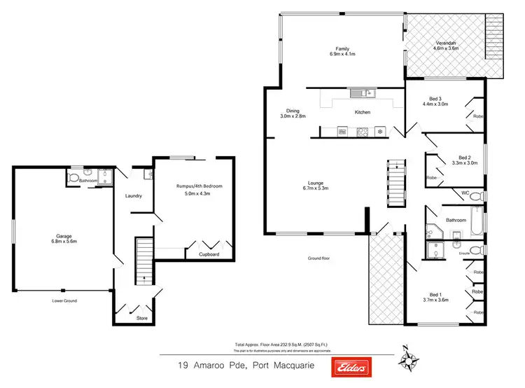 Floorplan of Homely house listing, 19 Amaroo Parade, Port Macquarie NSW 2444