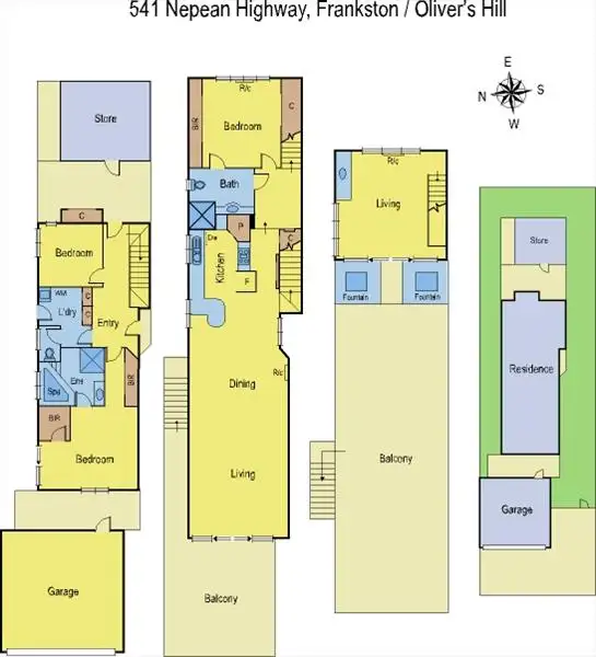 Floorplan of Homely house listing, 541 Nepean Highway, Frankston VIC 3199