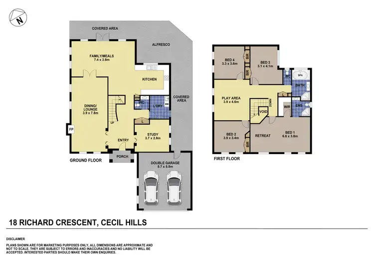 Floorplan of Homely house listing, 18 Richard Cres, Cecil Hills NSW 2171