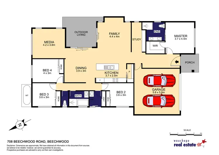 Floorplan of Homely house listing, 708 Beechwood Road, Beechwood NSW 2446