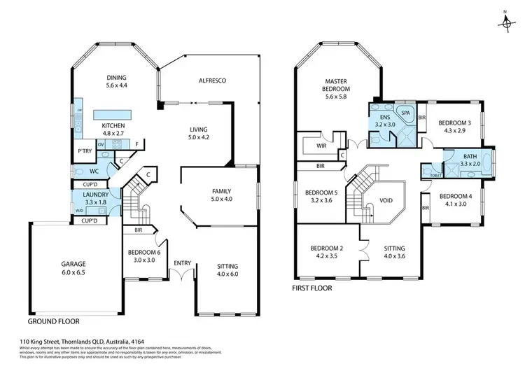 Floorplan of Homely house listing, 110 King Street, Thornlands QLD 4164
