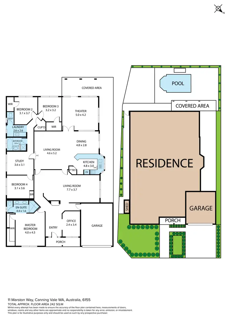 Floorplan of Homely house listing, 11 Marston Way, Canning Vale WA 6155