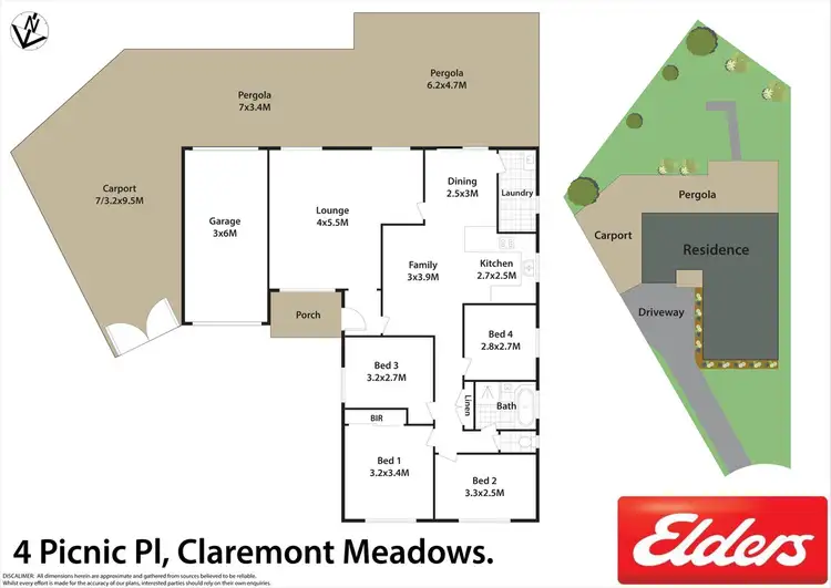 Floorplan of Homely house listing, 4 Picnic Place, Claremont Meadows NSW 2747