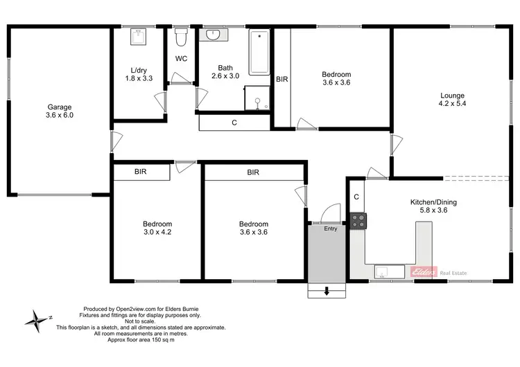 Floorplan of Homely house listing, 9 Mercedes Place, Romaine TAS 7320