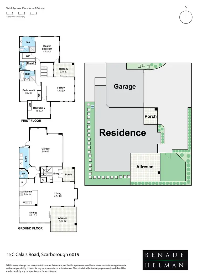 Floorplan of Homely house listing, 15C Calais Road, Scarborough WA 6019