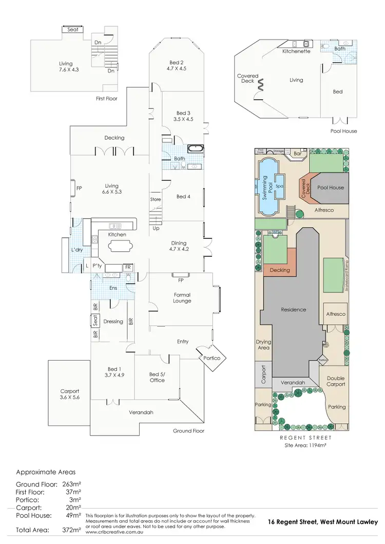Floorplan of Homely house listing, 16 Regent Street West, Mount Lawley WA 6050