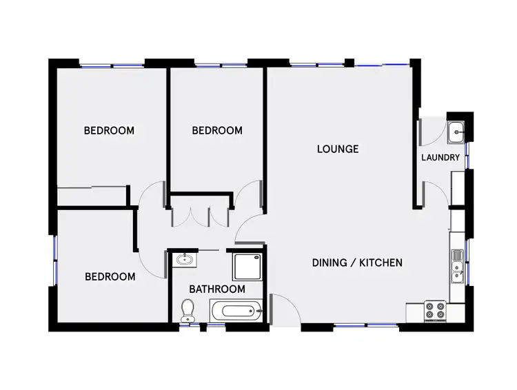 Floorplan of Homely house listing, 22 Launceston Street, Lyons ACT 2606