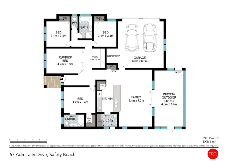 Floorplan of Homely house listing, 67 Admiralty Drive, Safety Beach NSW 2456