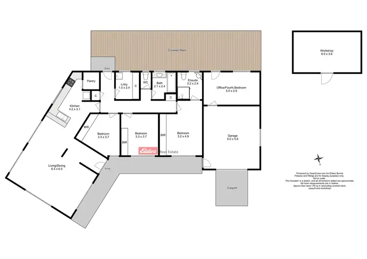 Floorplan of Homely house listing, 38 Eastland Drive, Ulverstone TAS 7315