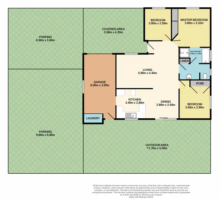 Floorplan of Homely house listing, 20 Ventura Close, Rutherford NSW 2320