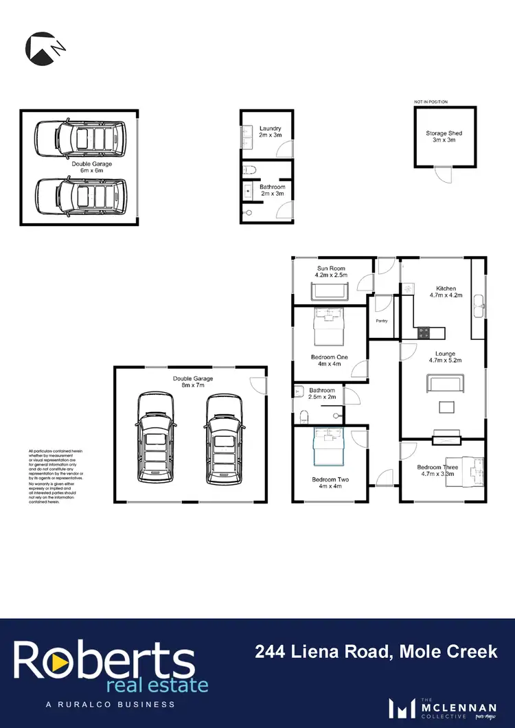 Floorplan of Homely house listing, 244 Liena Road, Mole Creek TAS 7304