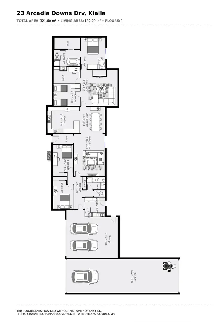 Floorplan of Homely house listing, 23 Arcadia Downs Drive, Kialla VIC 3631