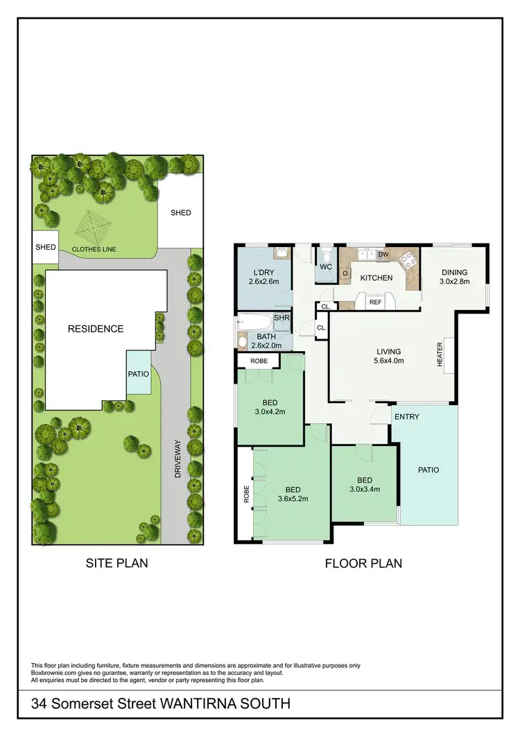 Floorplan of Homely house listing, 34 Somerset Street, Wantirna South VIC 3152