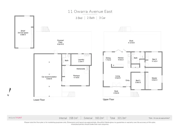 Floorplan of Homely house listing, 11 Owarra Avenue East, Ferny Hills QLD 4055