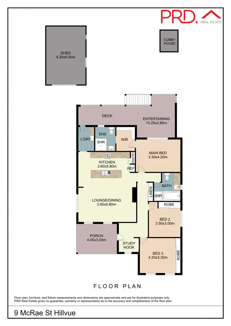 Floorplan of Homely house listing, 9 McRae Street, Tamworth NSW 2340