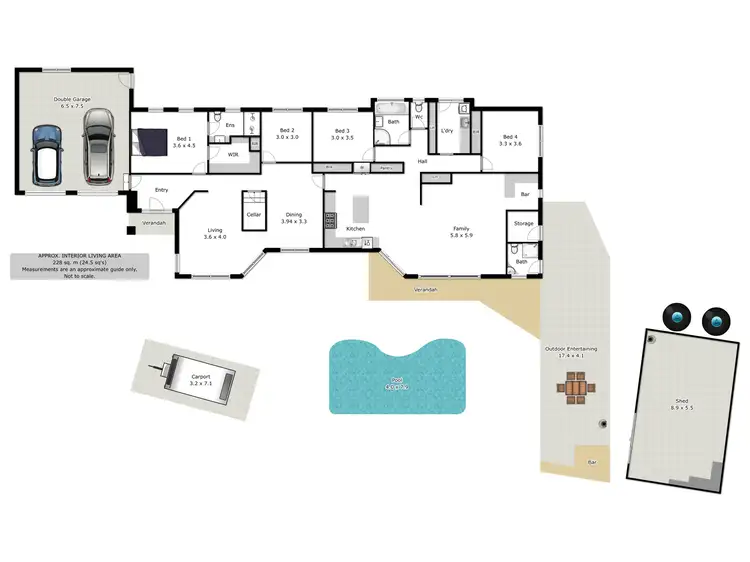 Floorplan of Homely house listing, 33 Condon Place, Lavington NSW 2641