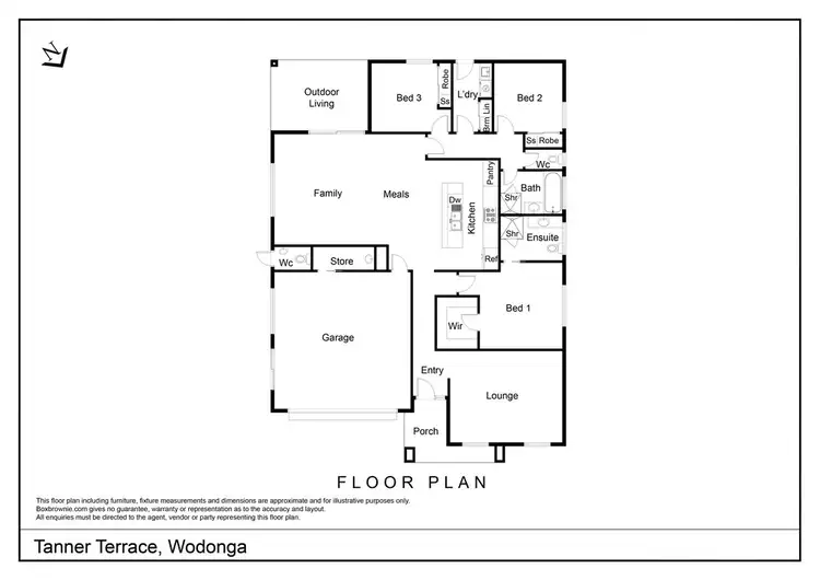 Floorplan of Homely house listing, 5 Tanner Terrace, Wodonga VIC 3690