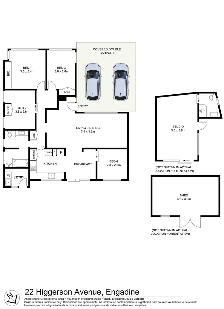 Floorplan of Homely house listing, 22 Higgerson Ave, Engadine NSW 2233