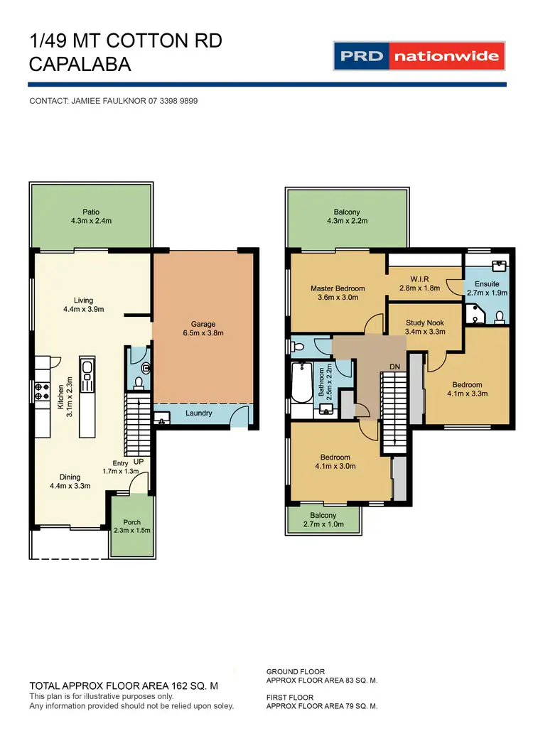Floorplan of Homely townhouse listing, 1/49 Mount Cotton Road, Capalaba QLD 4157