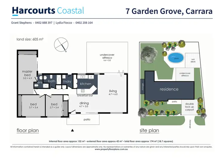 Floorplan of Homely house listing, 7 Garden Grove, Carrara QLD 4211