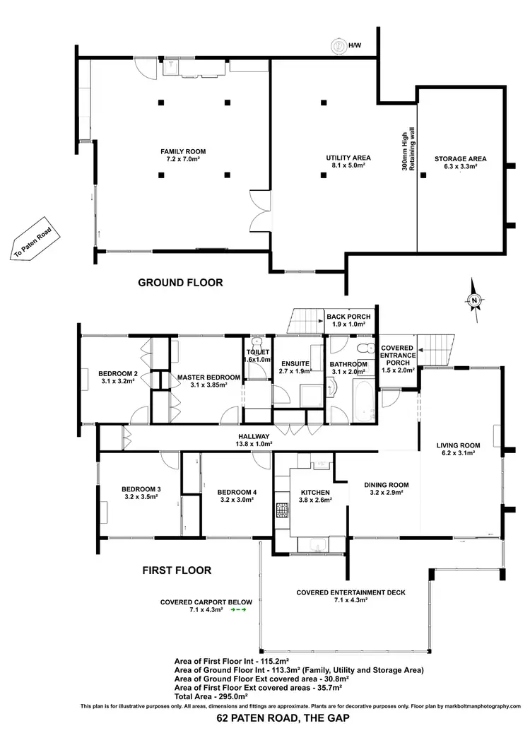 Floorplan of Homely house listing, 23 Locust Street, The Gap QLD 4061