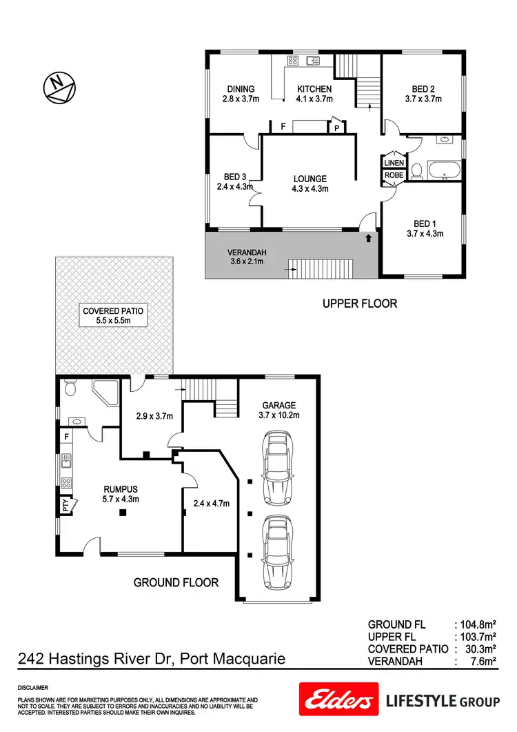 Floorplan of Homely house listing, 242 Hastings River Drive, Port Macquarie NSW 2444