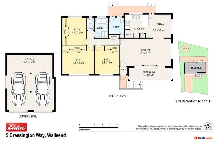 Floorplan of Homely house listing, 9 CRESSINGTON WAY, Wallsend NSW 2287