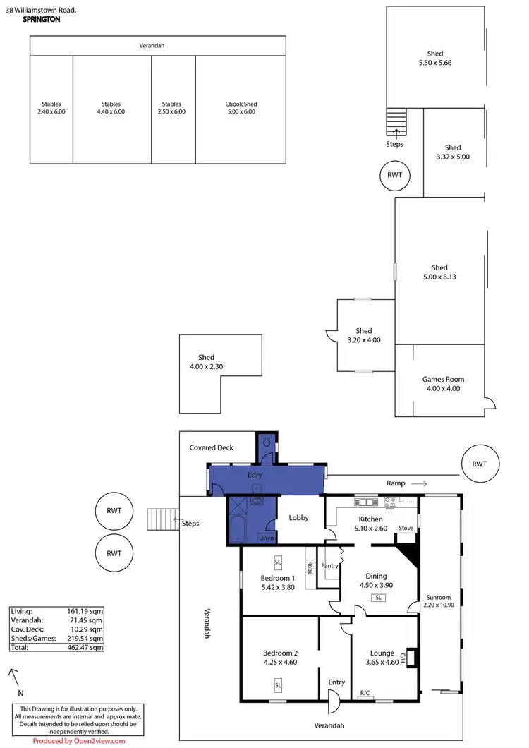Floorplan of Homely house listing, 38 Williamstown Road, Springton SA 5235