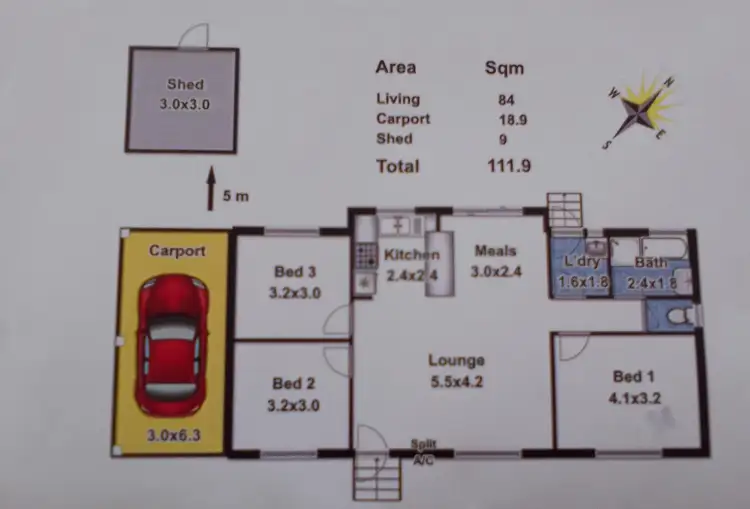 Floorplan of Homely house listing, 3 Davies Terrace, Spalding SA 5454