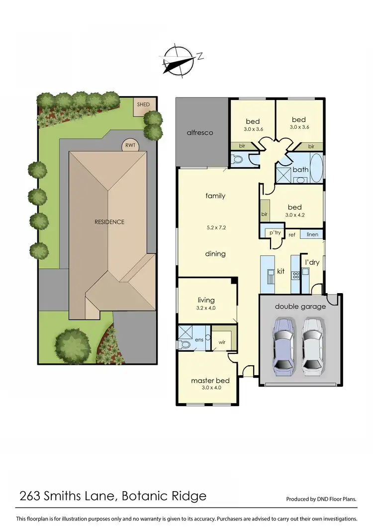 Floorplan of Homely house listing, 263 Smiths Lane, Botanic Ridge VIC 3977