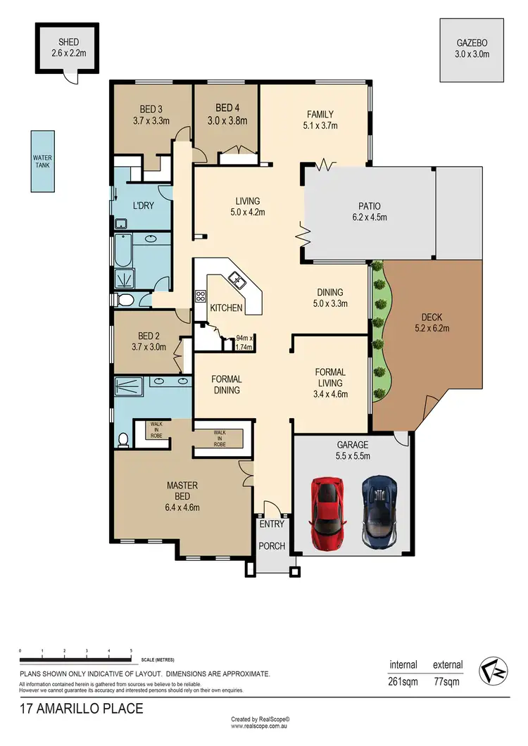 Floorplan of Homely house listing, 17 Amarillo Place, Springfield Lakes QLD 4300