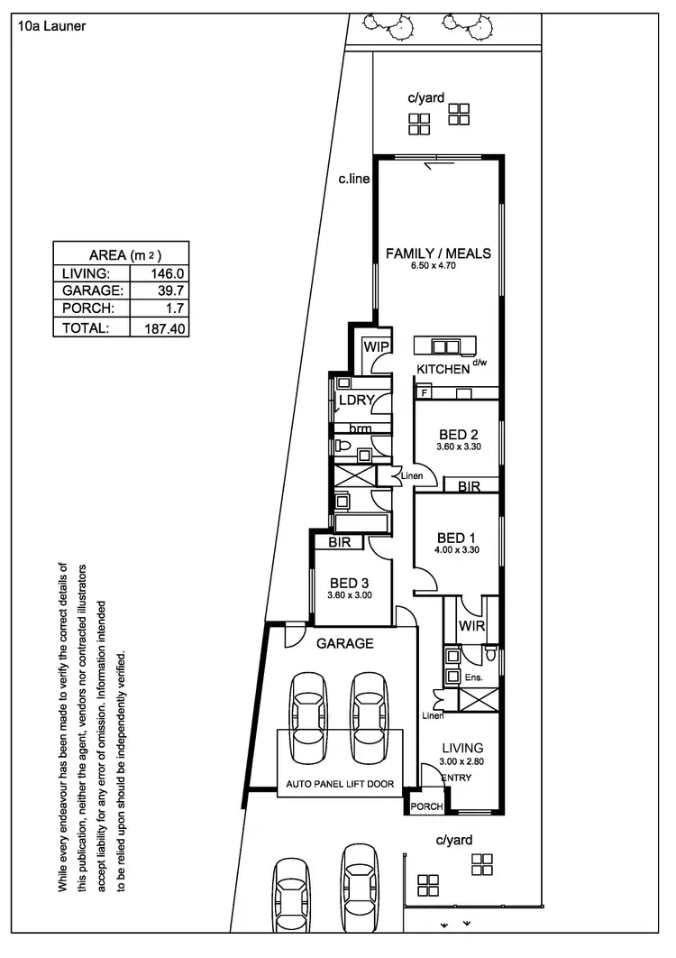 Floorplan of Homely house listing, 10A Launer Avenue, Rostrevor SA 5073