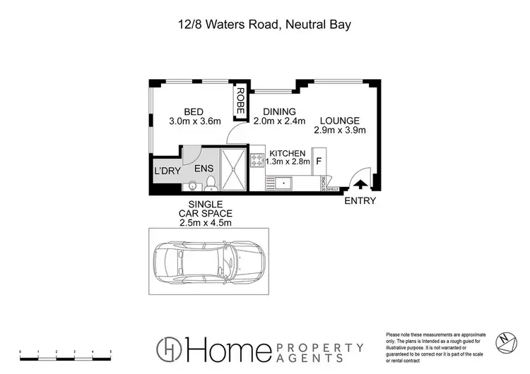 Floorplan of Homely apartment listing, 12/4-8 Waters Road, Neutral Bay NSW 2089