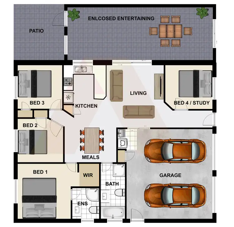 Floorplan of Homely house listing, 18 Tarla Street, Marsden QLD 4132