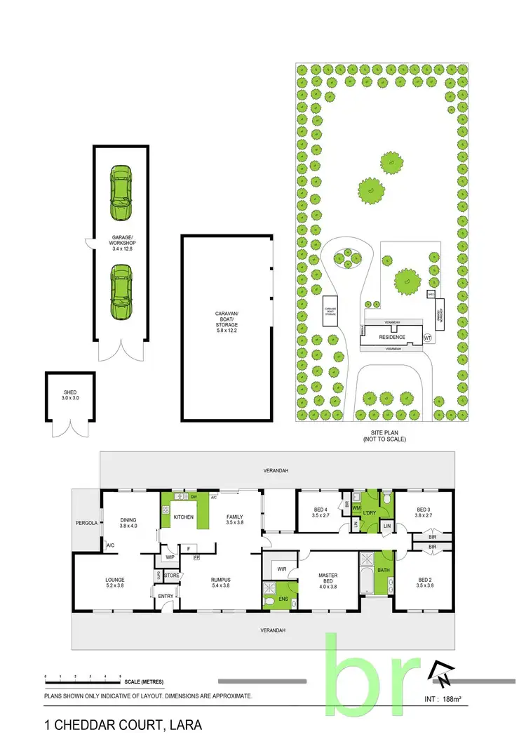 Floorplan of Homely house listing, 1 Cheddar Court, Lara VIC 3212