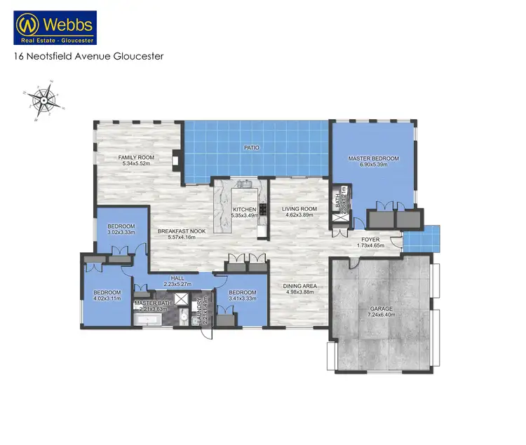 Floorplan of Homely house listing, 16 Neotsfield Avenue, Gloucester NSW 2422