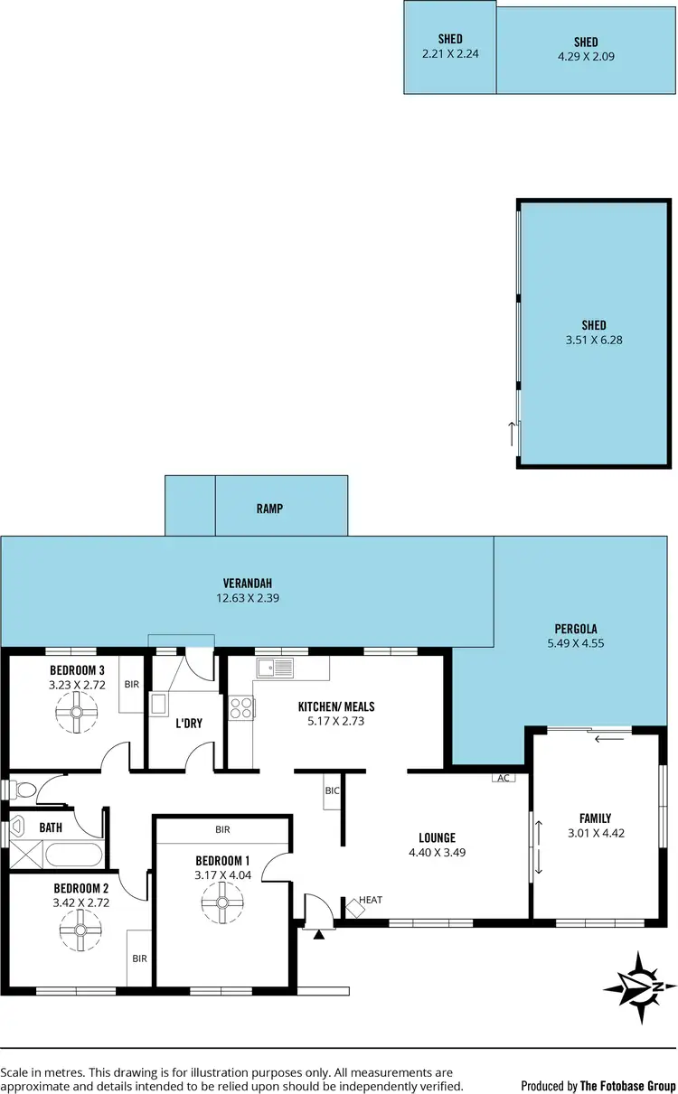 Floorplan of Homely house listing, 21 Alexander Crescent, Hackham SA 5163