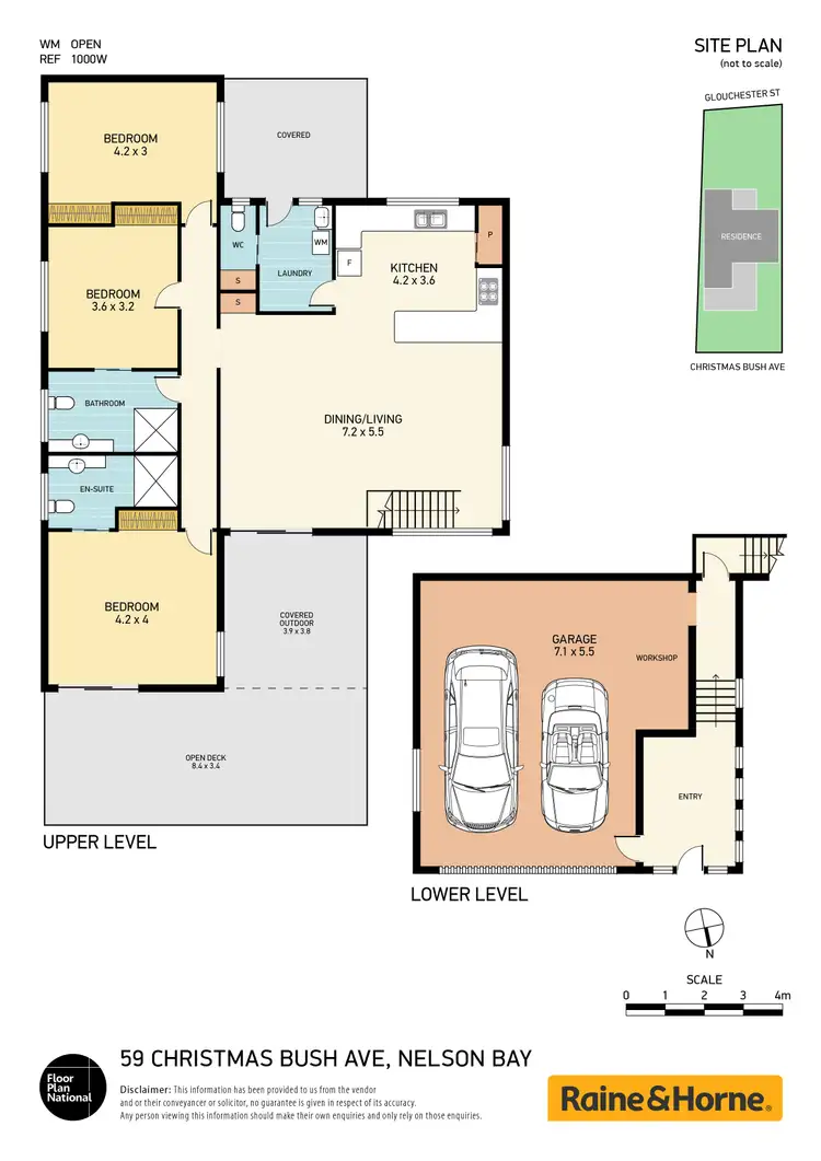 Floorplan of Homely house listing, 59 Christmas Bush Avenue, Nelson Bay NSW 2315