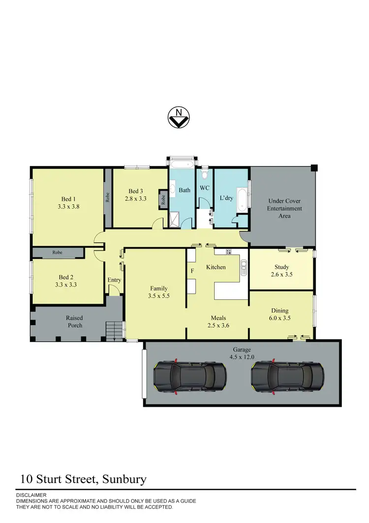 Floorplan of Homely house listing, 10 Sturt Street, Sunbury VIC 3429