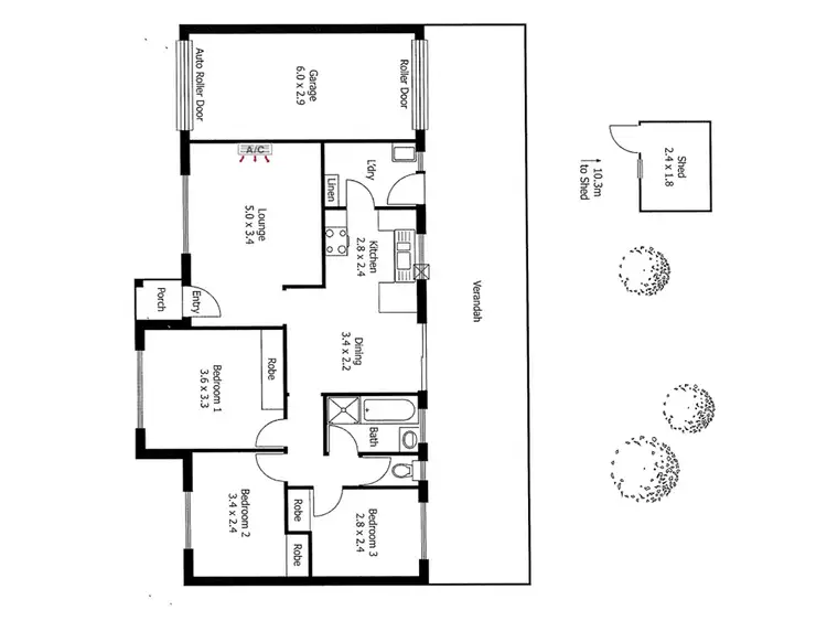 Floorplan of Homely house listing, 9 Heathersay Avenue, Aldinga Beach SA 5173