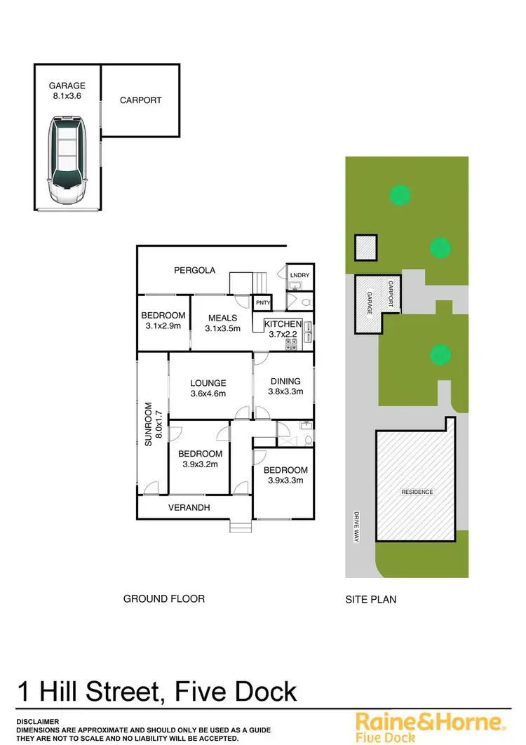 Floorplan of Homely house listing, 1 Hill Street, Five Dock NSW 2046