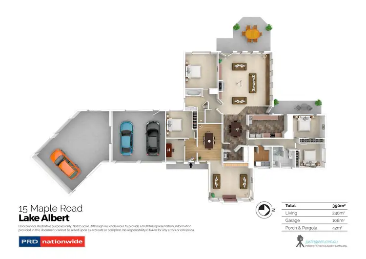 Floorplan of Homely house listing, 15 Maple Road, Lake Albert NSW 2650
