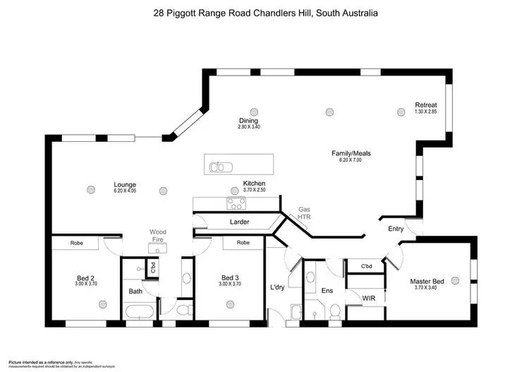 Floorplan of Homely house listing, 28 Piggott Range Road, Chandlers Hill SA 5159