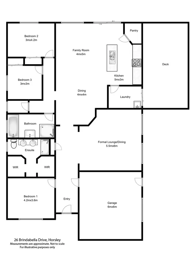 Floorplan of Homely house listing, 26 Brindabella Drive, Horsley NSW 2530