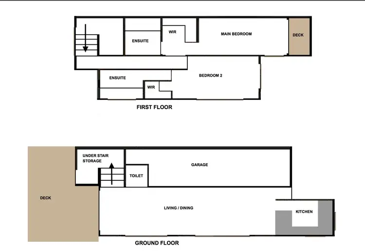 Floorplan of Homely townhouse listing, 1/43 Jersey Street, Morningside QLD 4170